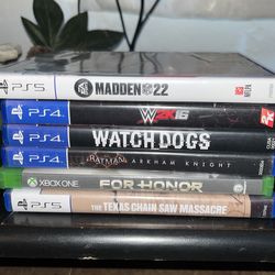 Ps4 games and ps5 games
