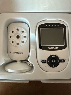 ANMEATE SM24 Video Baby Monitor with Digital Camera - White