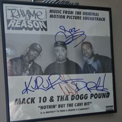 Mack 10 Dazz And Kurupt Autographed Rhyme Or Reason Og Album Guaranteed Authentic. 