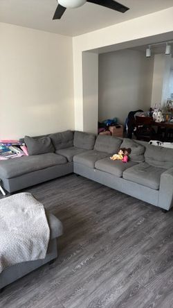 Grey Sectional Sofa - Pre-loved