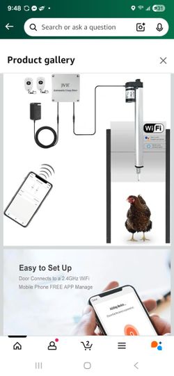 Automatic Chicken Coop Door NEW 