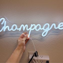 Champagne sign