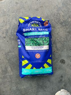 Grass seed and fertilizer