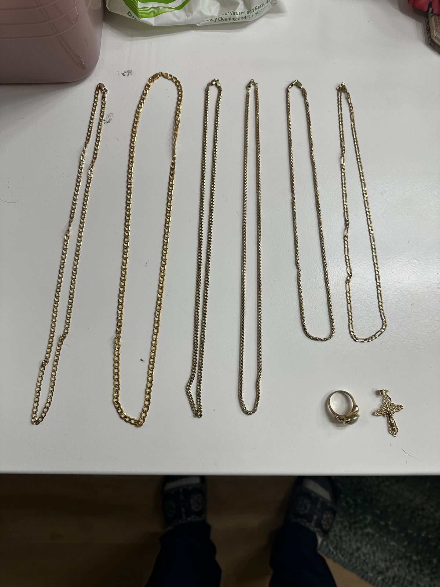 14kt gold chains 
