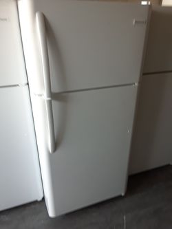White apartment size New refrigerator