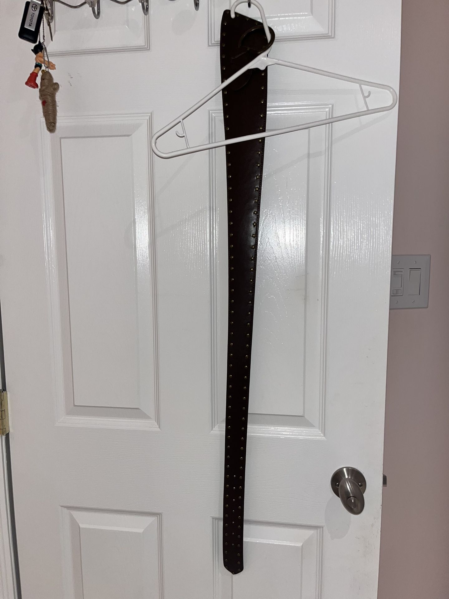 brown boho chic belt