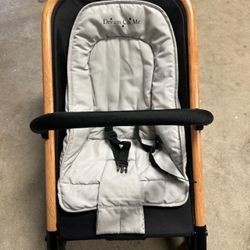 Dream On Me Rock With Me 2-In-1 Rocker And Stationary Seat, Compact Portable Infant Rocker with Removable Toy Bar Rocking Chair
