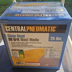 Sand Blaster Glass Bead, 25 lb. Box, Unopened