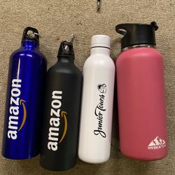 4 Different Hydro Type Bottles 
