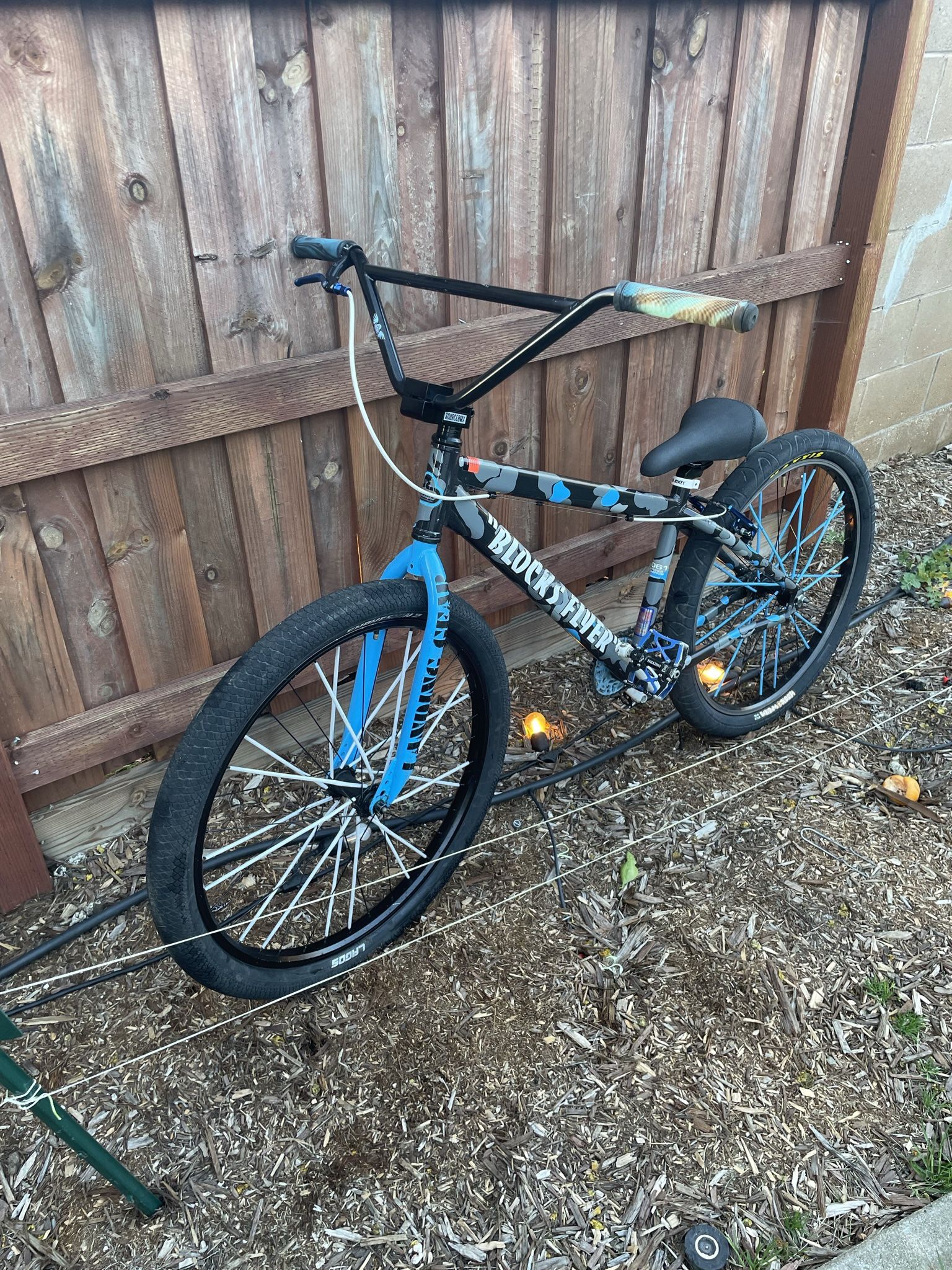 Blue Camo Blocks Flyer Se Bike With Maxxis 26 Inch for Sale in Reading, PA  - OfferUp