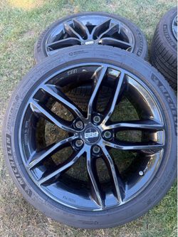 18 inch BBS rims w/ New Tires (5)
