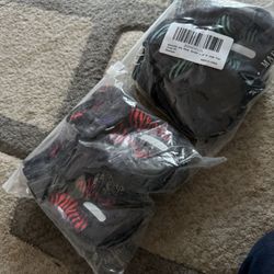 Waterproof Zebra Pet Shoes: Reflective Dog Boots Size 8