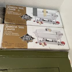 First Street Stainless Steel Chafers