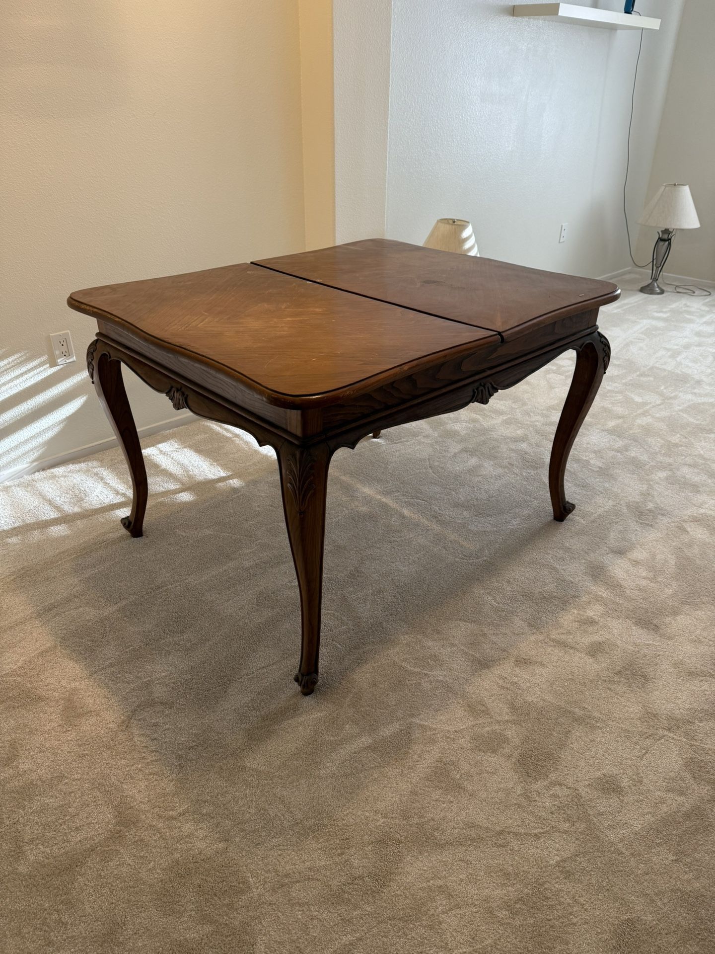 Wood Expanding Dining Table