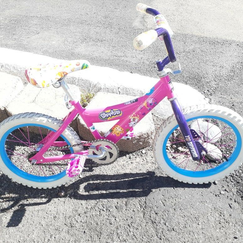 Bike. 16 In Shopkins Bicycle. Great Condition. for Sale in Vista CA OfferUp