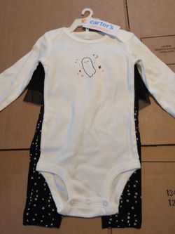 9 month Girls Ghost Outfit