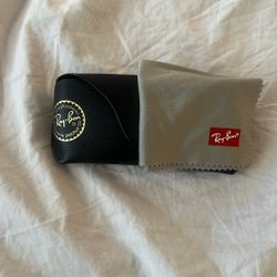 Ray Bans Sunglasses Case and Cleaner