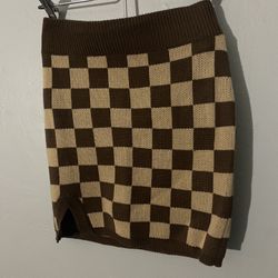 Knit Mini Skirt 