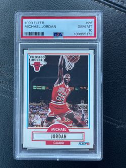 1990 fleer Michael Jordan PSA 10