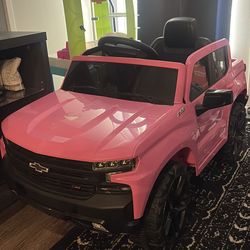 Electric Car pink Silverado