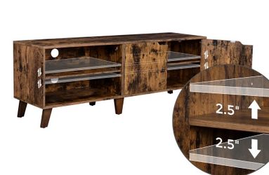 Olinda Rustic Brown TV Stand For TV Up To 65 Inches