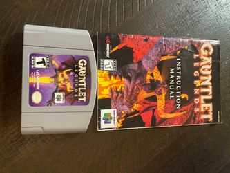 Gauntlet Legends for N64 with instruction manual