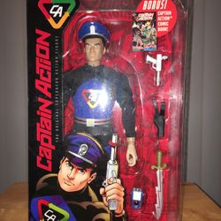 2011 Marvel Captain Action With Bonus Comic Book. 