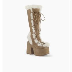 Camel Demonia Snow Boots