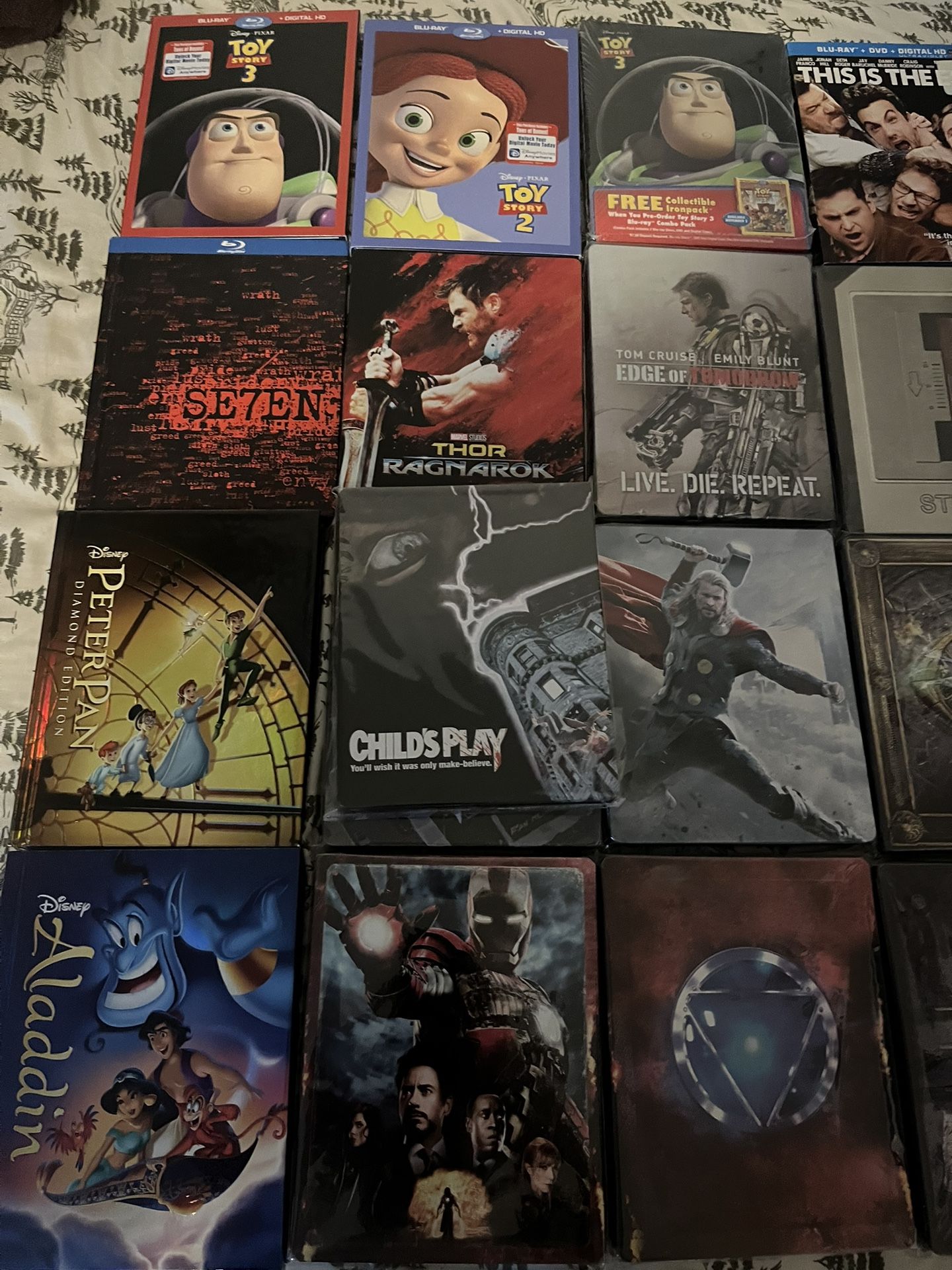 Blu Ray steelbooks And Movies For Sale