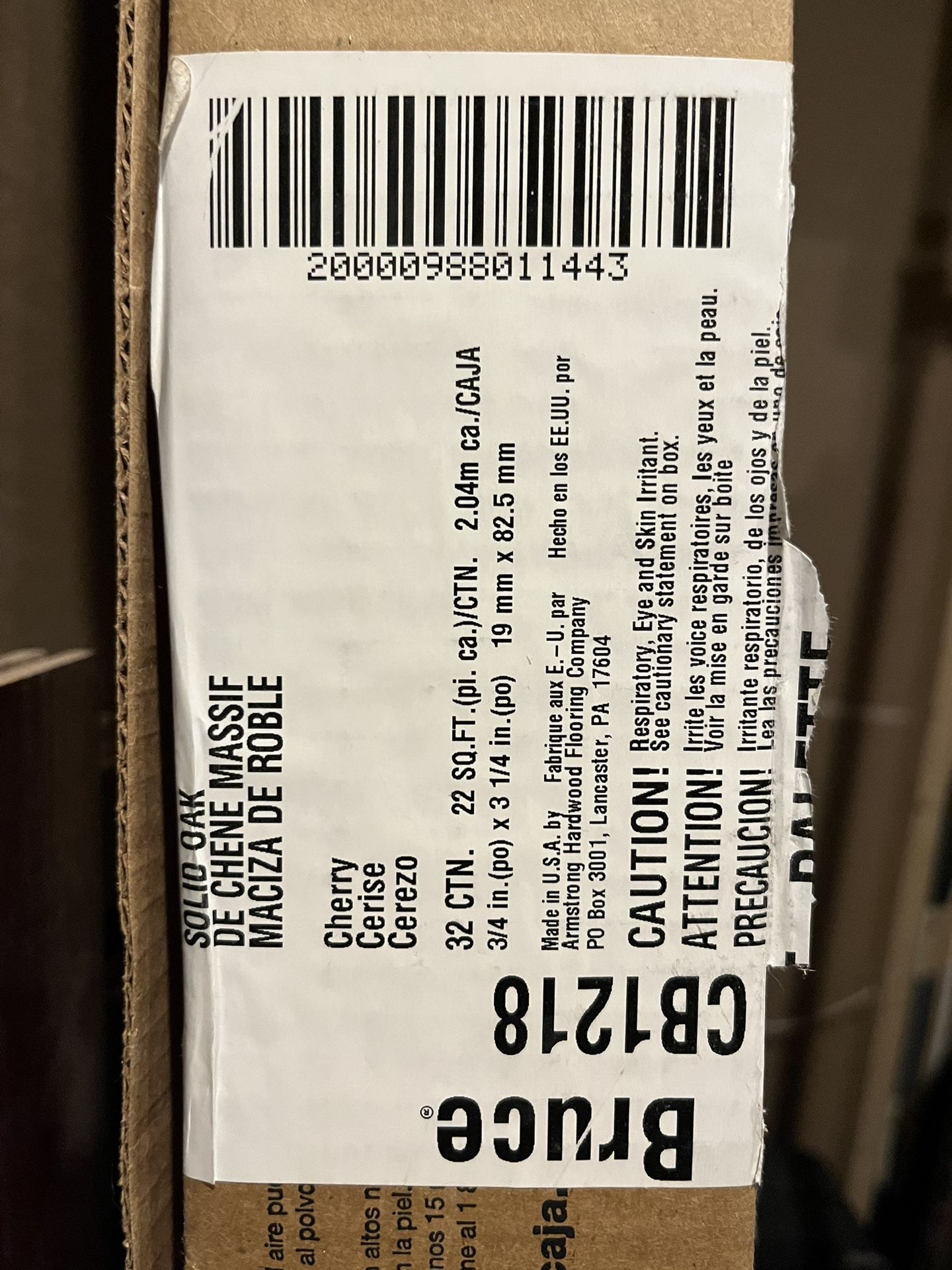 Bruce Solid Oak Hardwood Flooring (Cherry)