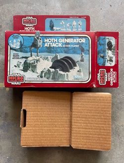 Vintage Star Wars Micro Collection Hoth Generator Attack Box & Insert