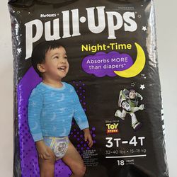 3T-4T NEW Huggies Pull-Ups Night Time Toy Story