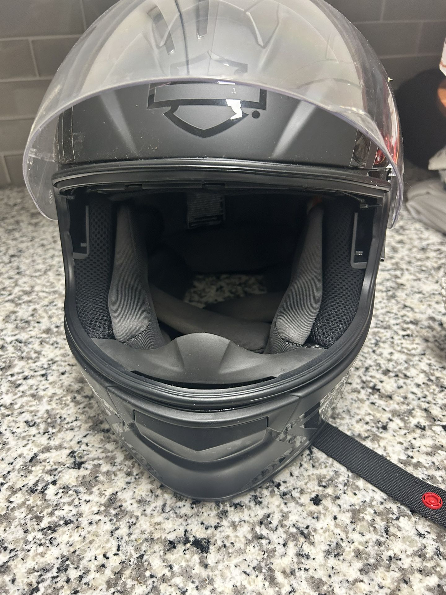 Harley Helmet and Gloves