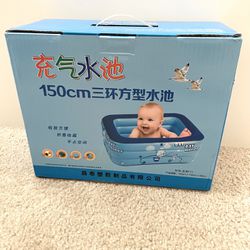 Brand new baby portable pool 59” X 39” x 23,5”
