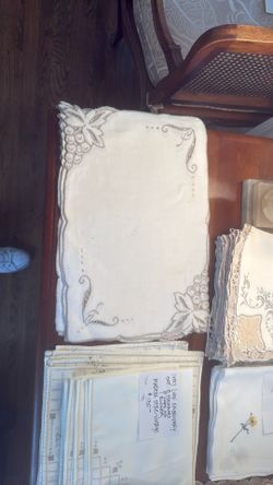Ivory Linen Placemats - Set Of 6