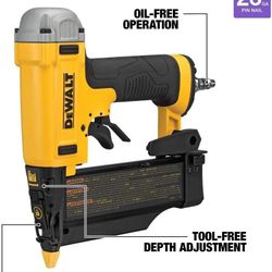 NEW DEWALT DWFP2350K 23-GAUGE PNEUMATIC  PIN NAILER KIT WITH HARD CASE
