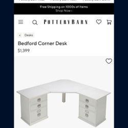 Pottery Barn Bedford Corner Desk