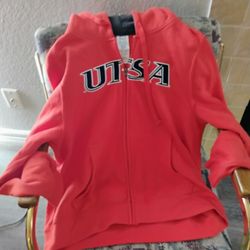 UTSA Women"s XL Hooded Zip Up Sweatshirt