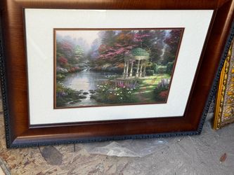 Thomas Kinkade Framed Print
