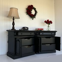 Huge Nightstands - Dresser Set - Bedroom Set - Night Stand Set - Dressers