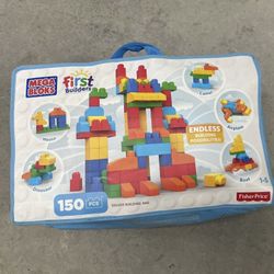 MEGA Bloks First Builders Bundle – 230+ Pieces, Vehicles Included
