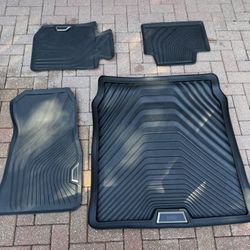 Genuine OEM Front Rubber Black Floor Mat Set For BMW G20 G80 330i M3 M340i