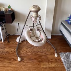 Gently Used - Works Fine Fisher Price Swing 