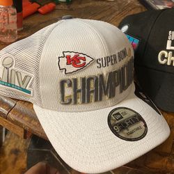 Kansas City Chiefs Super Bowl 54,57,58 Championship Hats