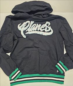 Planes Graphic Hoodie with Varsity Trim
