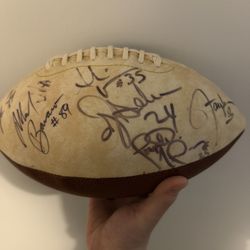 Lawrence Taylor/ Mark Bavaro Phil Sims Autographed Ball