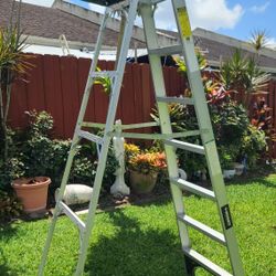 8ft  Aluminum HUSKY ladder , Foldable 