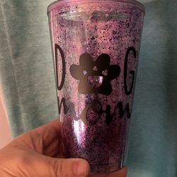Glitter Dog Mom Cup 