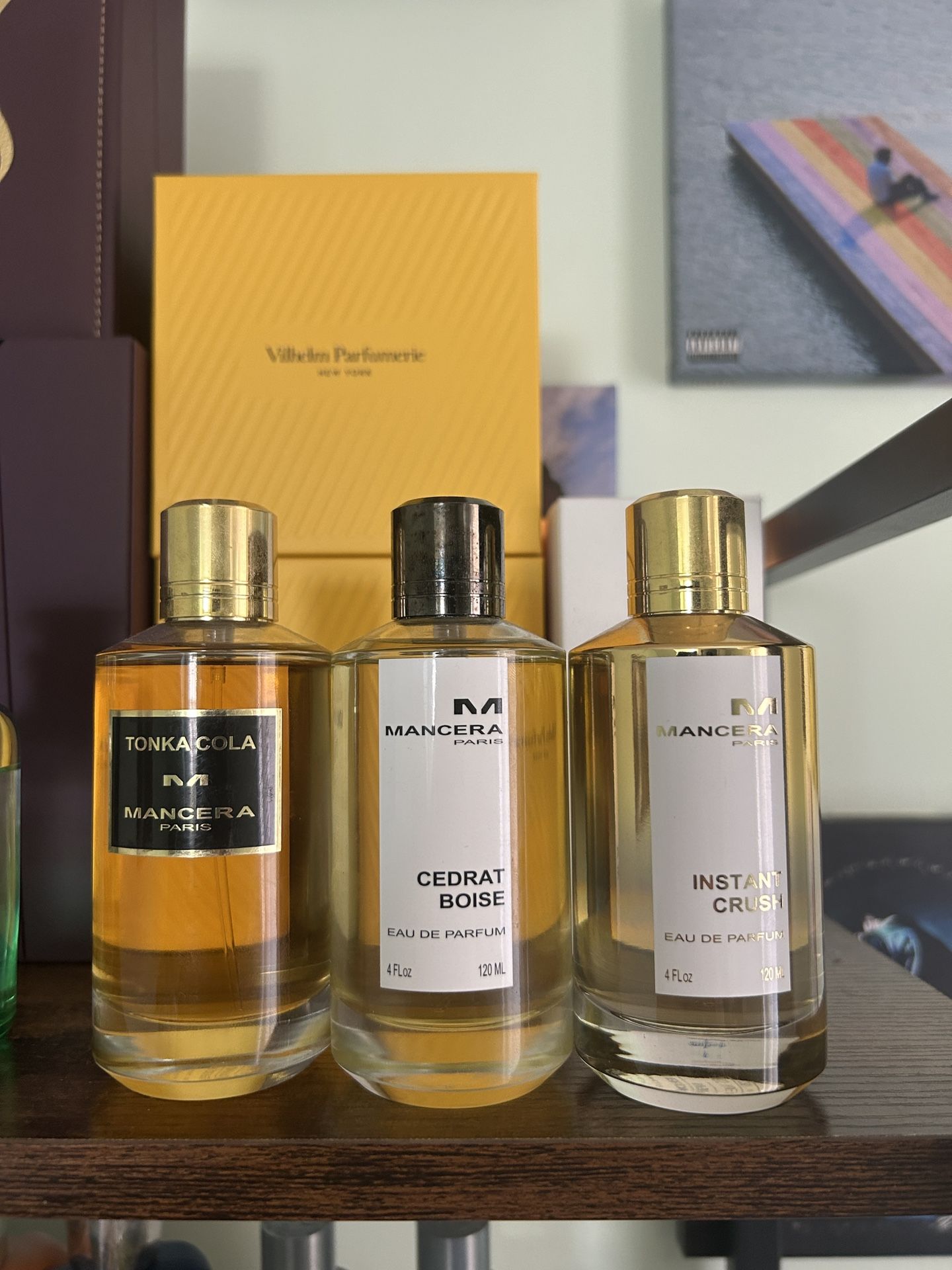Mancera Tonka Cola, Cedrat Boise, & Instant Crush