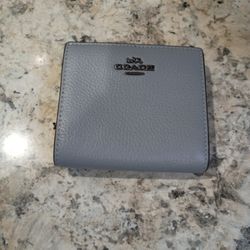 Blue Coach Wallet